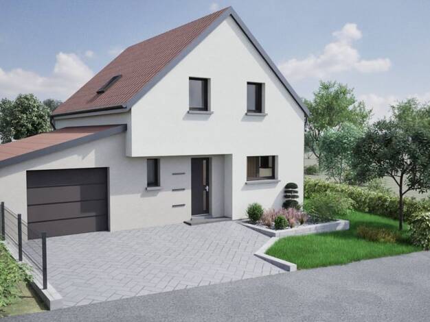 Terrain avec maison neuve à vendre 386 900 € 5 pièces 3 chambres 110 m² 441 m² de terrain Weitbruch 67500