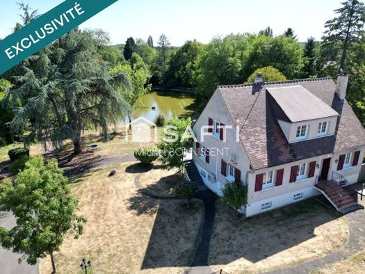 Maison de plain-pied à vendre 395 000 € 6 pièces 5 chambres 155 m² 7 237 m² de terrain Allogny 18110