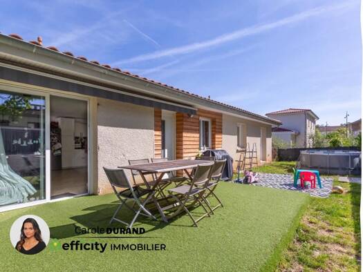 Pavillon à vendre 339 500 € 5 pièces 4 chambres 122 m² 474 m² de terrain Colombier-Saugnieu 69124