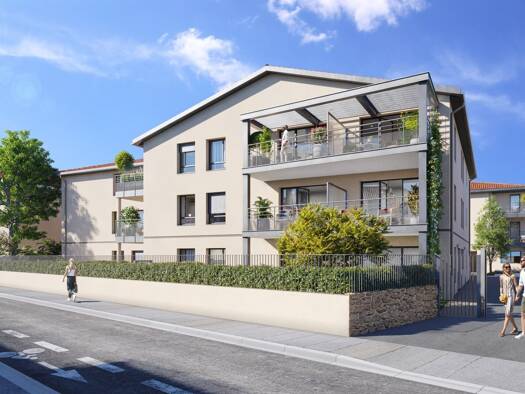 Appartement à vendre - neuf 255 000 € 3 pièces 2 chambres 61,4 m² 2ème étage Centre et RN La Verpillière 38290
