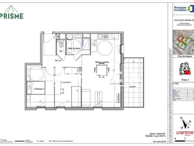 Maison à louer, 64m², CLERMONT FERRAND