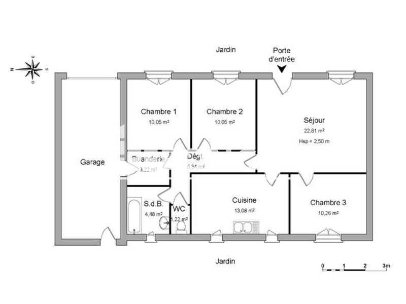 Maison à louer, 80m², CHALONNES SUR LOIRE