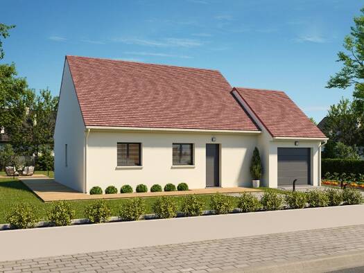 Terrain avec maison neuve à vendre 278 000 € 3 pièces 2 chambres 71 m² 380 m² de terrain Saint-Germain-sur-Morin 77860