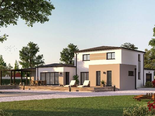 Terrain avec maison neuve à vendre 424 160 € 5 pièces 4 chambres 142 m² 860 m² de terrain Billé 35133