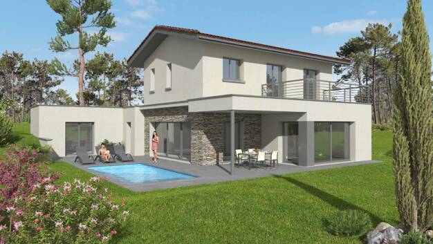 Terrain avec maison neuve à vendre 822 500 € Francheville le Haut-Bruissin Francheville 69340