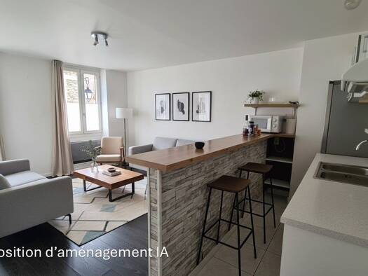 Appartement à louer 830 € 3 pièces 2 chambres 47,3 m² Étage 1/2 Bas Maule 78580
