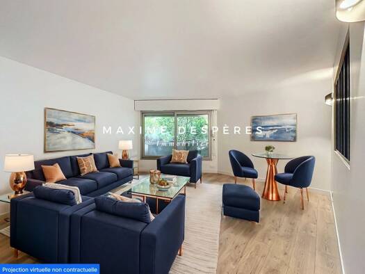 Appartement à vendre 626 000 € 2 pièces 1 chambre 56 m² Étage 1/6 La Plaine des Sablons Neuilly-sur-Seine 92200