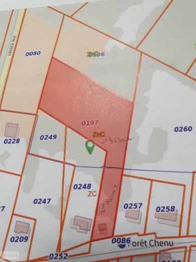 Terrain constructible à vendre 36 244 € 800 m² de terrain Saint-Phal 10130