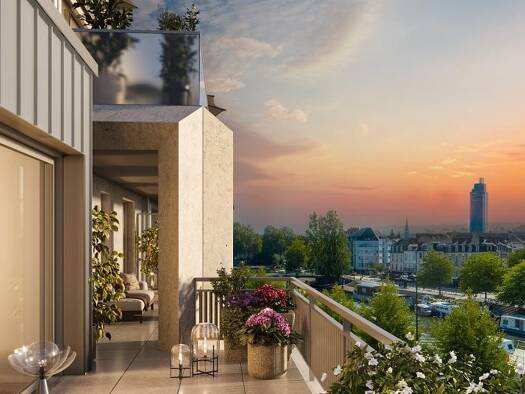 Appartement à vendre - Neuf 260 000 € 2 pièces 1 chambre 43 m² Étage 2/6 Saint-Clément - Chalâtres Nantes 44000
