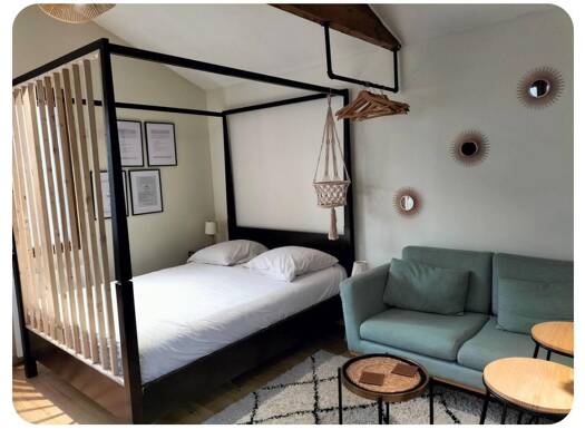 Appartement à louer 780 € 1 pièce 21 m² RDC Les Cancelles Saint-Leu-la-Forêt 95320