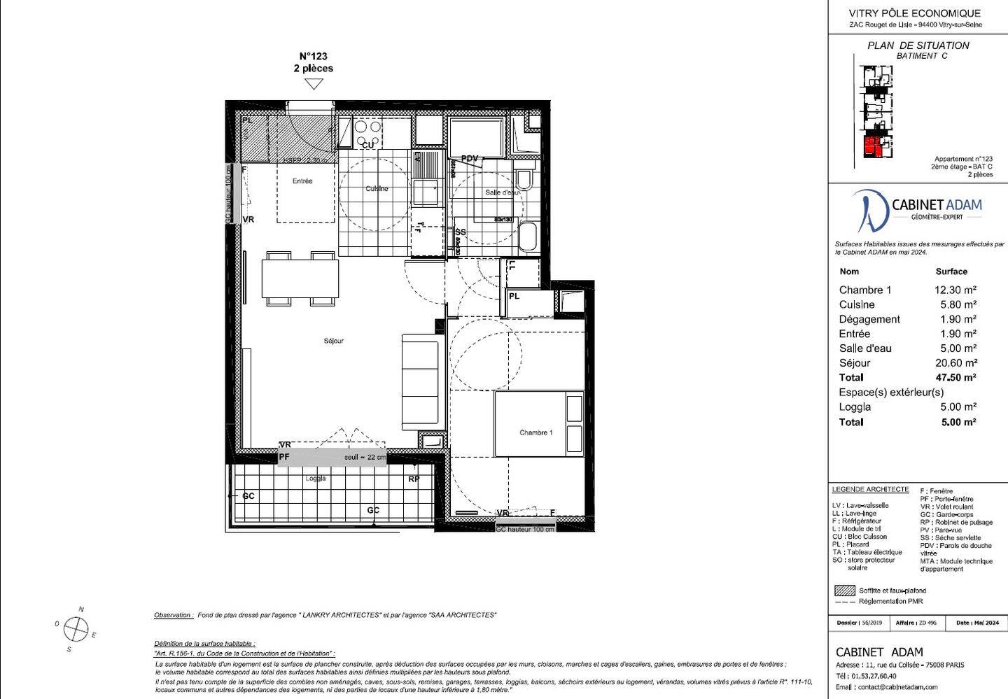 Maison à louer, 48m², VITRY SUR SEINE