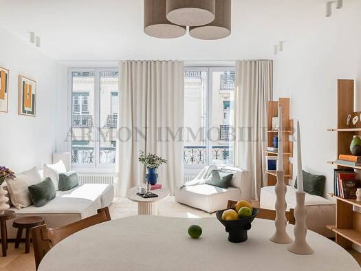 Appartement à louer - Première occupation 4 000 € 2 pièces 1 chambre 60 m² 2ème étage Vendôme Paris 8ème arrondissement 75001