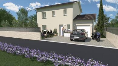 Terrain avec maison neuve à vendre 310 386 € Geraniums-Champlantier-La Begude Feyzin 69320