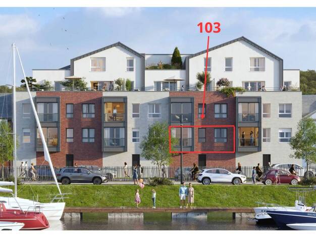 Appartement à vendre - neuf 245 000 € 2 pièces 1 chambre 58,5 m² dès le 30/09/2027 Moderne Le Tréport 76470