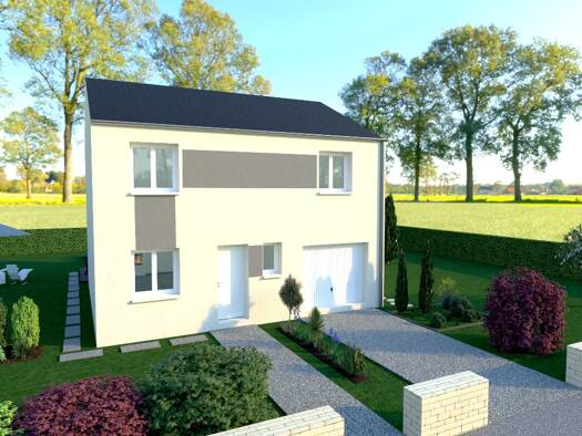 Terrain avec maison neuve à vendre 213 000 € 5 pièces 3 chambres 93 m² Dompcevrin 55300