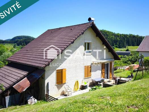 Maison en viager 80 000 € 3 pièces 2 chambres 126 m² 1 061 m² de terrain Chaux-des-Crotenay 39150