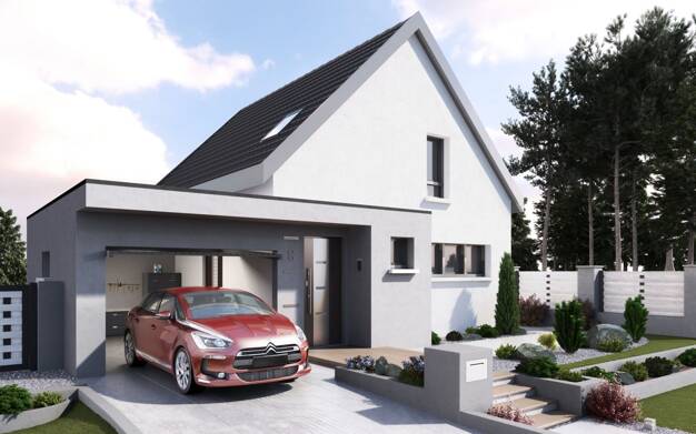 Terrain avec maison neuve à vendre 300 178 € Mertzwiller 67580