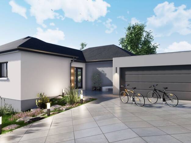 Terrain avec maison neuve à vendre 562 000 € 6 pièces 4 chambres 120 m² 1 009 m² de terrain Oberhoffen-sur-Moder 67240