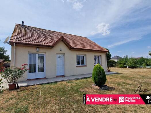 Maison de plain-pied à vendre 165 000 € 4 pièces 3 chambres 76 m² 914 m² de terrain Chambois 27240
