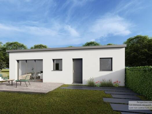 Terrain avec maison neuve à vendre 246 780 € 4 pièces 2 chambres 76 m² 451 m² de terrain Lannilis 29870