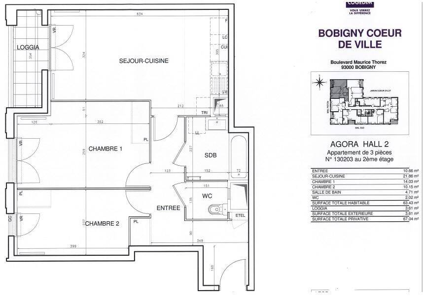 Maison à louer, 63m², BOBIGNY