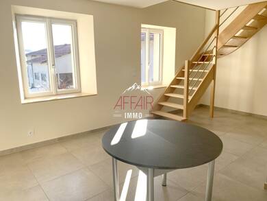 Duplex à louer 27,98 € 2 pièces 1 chambre 49 m² RDC Frangy 74270