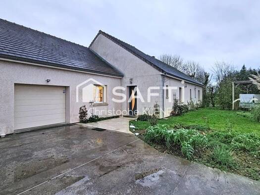 Maison de plain-pied à vendre 351 000 € 5 pièces 4 chambres 135 m² 1 200 m² de terrain Hébécourt 27150