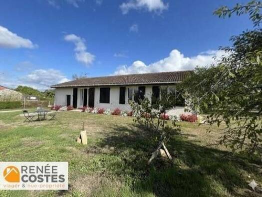Maison en viager occupé Bouquet 49 985 € 3 pièces 2 chambres 93 m² 2 178 m² de terrain Saint-Mariens 33620