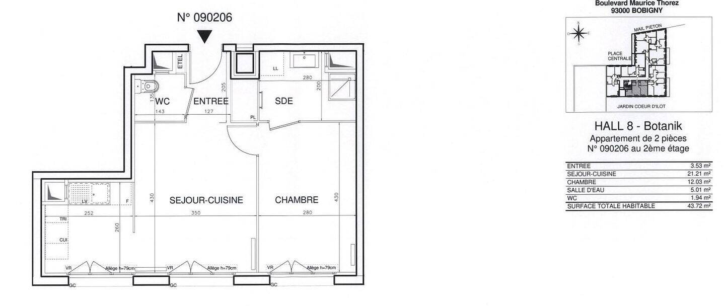 Maison à louer, 44m², BOBIGNY