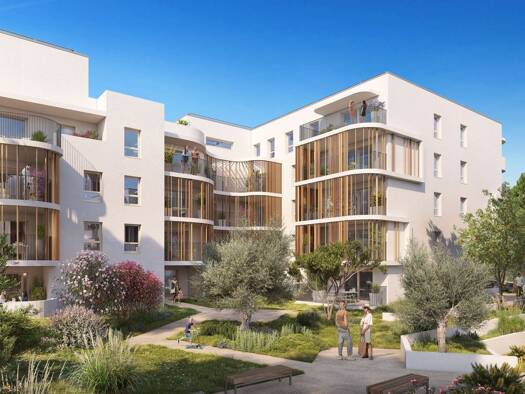 Appartement à vendre - neuf 240 000 € 4 pièces 3 chambres 74,5 m² 1er étage Hôpitaux-Facultés Montpellier 34000