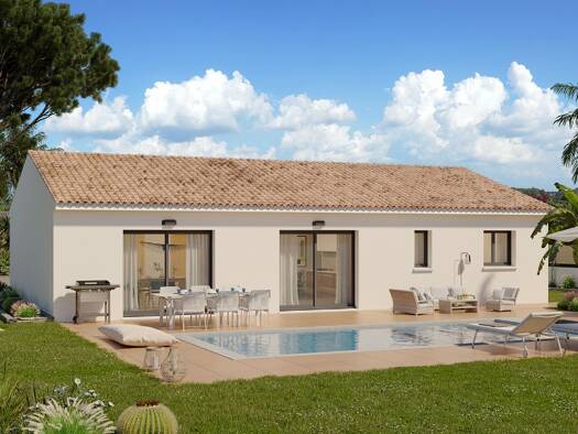 Terrain avec maison neuve à vendre 455 000 € 5 pièces 4 chambres 110 m² 460 m² de terrain Village Thermal Balaruc-les-Bains 34540