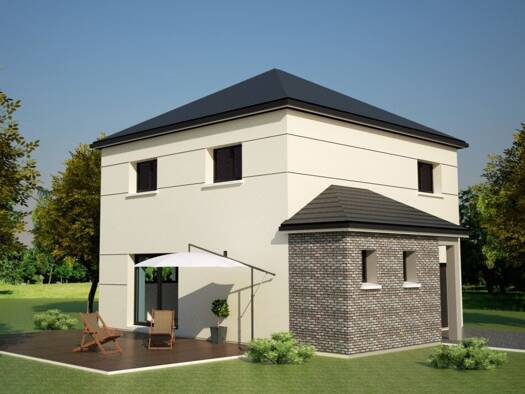 Terrain avec maison neuve à vendre 244 171 € 4 pièces 3 chambres 94,4 m² 518 m² de terrain Pont-de-l'Arche 27340