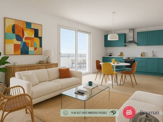 Appartement à vendre - neuf 381 000 € 4 pièces 3 chambres 81 m² 3ème étage Puget-Théâtre Toulon 83200