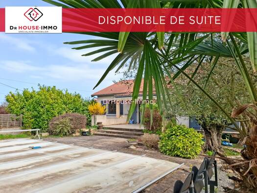 Maison de plain-pied à vendre 261 000 € 5 pièces 3 chambres 112 m² 1 000 m² de terrain Les Sablons Pont-du-Château 63430