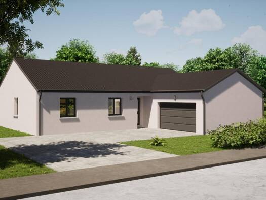 Terrain avec maison neuve à vendre 298 000 € 1 chambre 118 m² Rouvres-en-Woëvre 55400