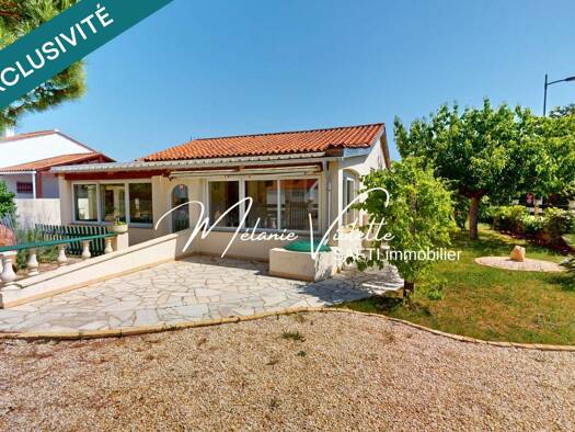 Maison de plain-pied à vendre 250 000 € 5 pièces 3 chambres 120 m² 593 m² de terrain Longeville-sur-Mer 85560