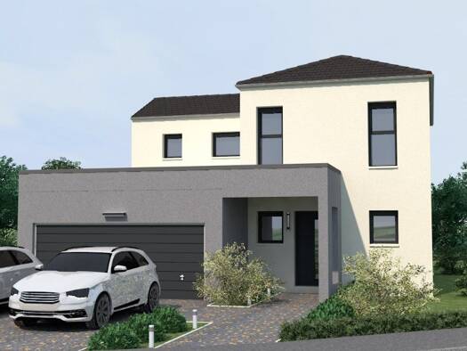 Terrain avec maison neuve à vendre 469 000 € 5 pièces 4 chambres 130 m² 533 m² de terrain Russange 57390