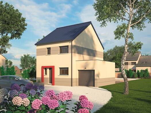 Terrain avec maison neuve à vendre 280 900 € 5 pièces 3 chambres 90 m² 357 m² de terrain Saint-Martin-de-Fontenay 14320