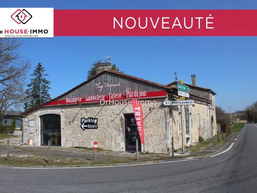 Boulangerie / Pâtisserie à vendre Fonds de commerce 225 000 € 10 pièces 300 m² de surface de vente Chadurie 16250