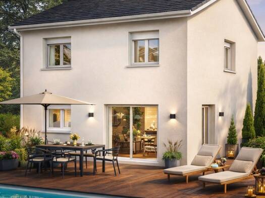 Terrain avec maison neuve à vendre 550 000 € 5 pièces 4 chambres 100 m² 510 m² de terrain Thoiry 01710