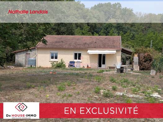 Maison de plain-pied à vendre 161 000 € 4 pièces 3 chambres 87 m² 2 989 m² de terrain Prigonrieux 24130