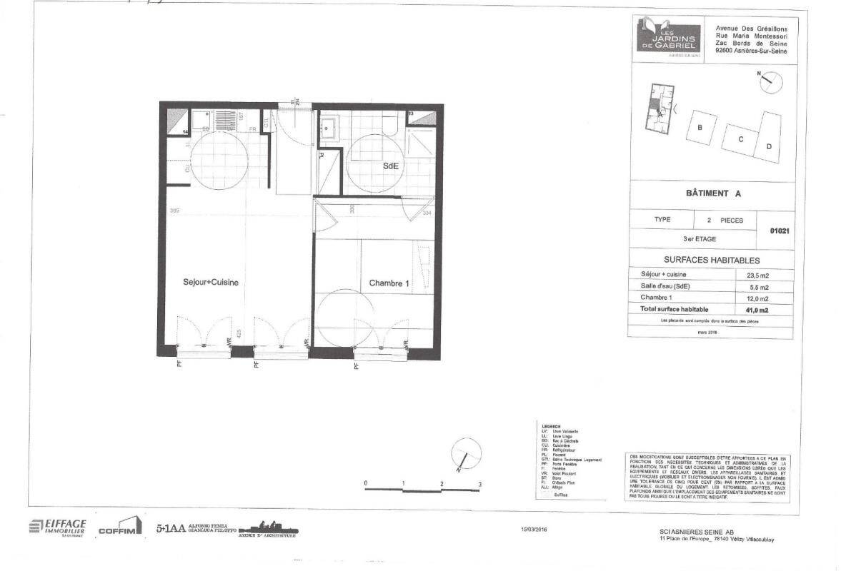 Maison à louer, 41m², ASNIERES SUR SEINE