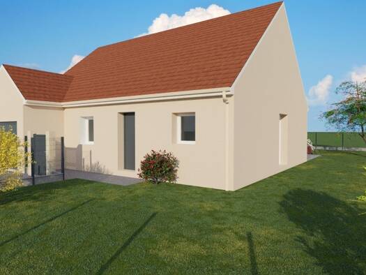 Terrain avec maison neuve à vendre 203 500 € 5 pièces 3 chambres 75 m² 1 063 m² de terrain Le Perrey 27500