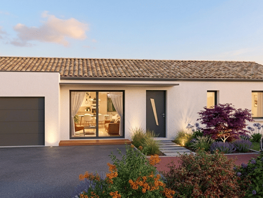 Terrain avec maison neuve à vendre 245 090 € 4 pièces 3 chambres 90 m² 400 m² de terrain Saint-Augustin 17570