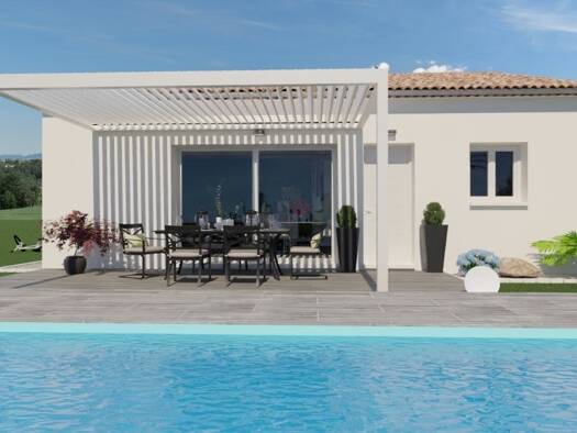 Terrain avec maison neuve à vendre 253 000 € 4 pièces 3 chambres 90 m² 1 250 m² de terrain Valvignères 07400