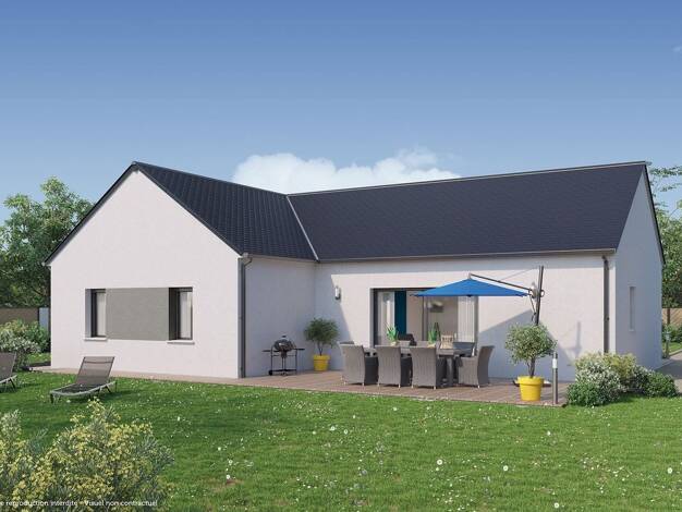 Terrain avec maison neuve à vendre 324 304 € 4 pièces 3 chambres 99 m² 845 m² de terrain Magny-sur-Tille 21110