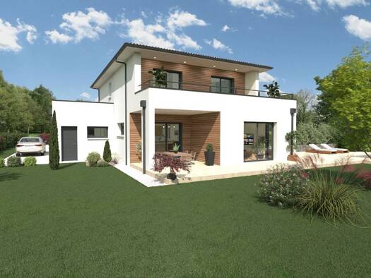 Terrain avec maison neuve à vendre 352 500 € 5 pièces 3 chambres 133 m² 1 760 m² de terrain Vigan-en-Quercy 46300