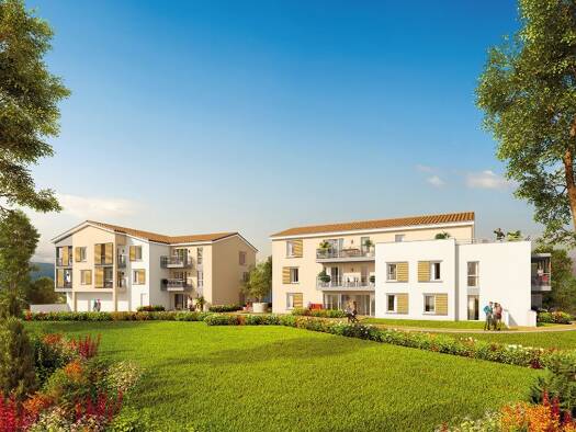 Appartement à louer 928 € 3 pièces 2 chambres 60 m² Étage 1/2 Montanay 69250