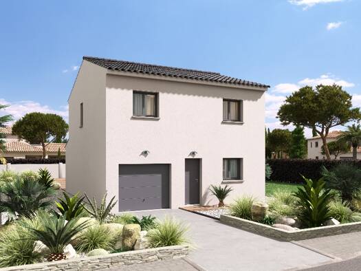 Terrain avec maison neuve à vendre 282 600 € 5 pièces 4 chambres 96 m² 1 020 m² de terrain Hérépian 34600