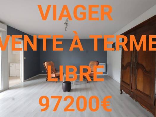 Appartement en viager libre Bouquet 97 200 € 3 pièces 2 chambres 64,76 m² Étage 2/2 Palmer Cenon 33150